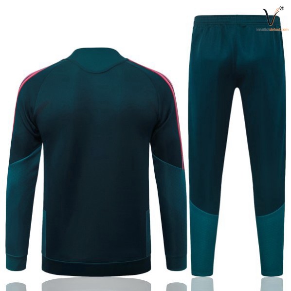 Ensemble Survetement Homme Real Madrid 2026 2027 vert marine rose – Image 2