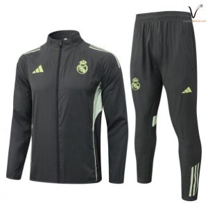 Ensemble Survetement Homme Real Madrid vert marine 2026 2027