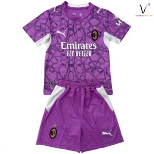 AC Milan Maillot Gardien Ensemble Enfant 2026 2027 pourpre