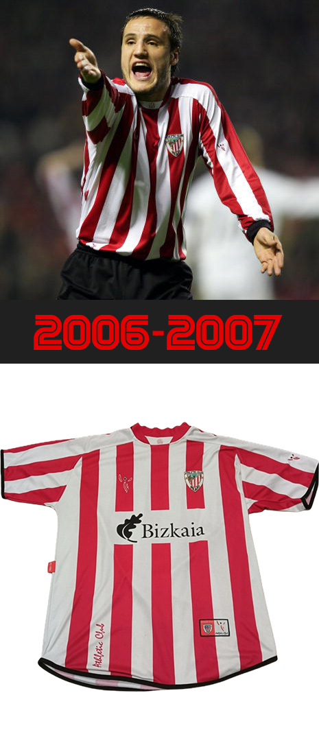 Maillot Domicile Athletic Bilbao 2006-2007