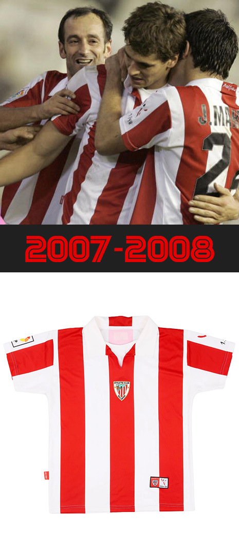 Maillot Domicile Athletic Bilbao 2007-2008