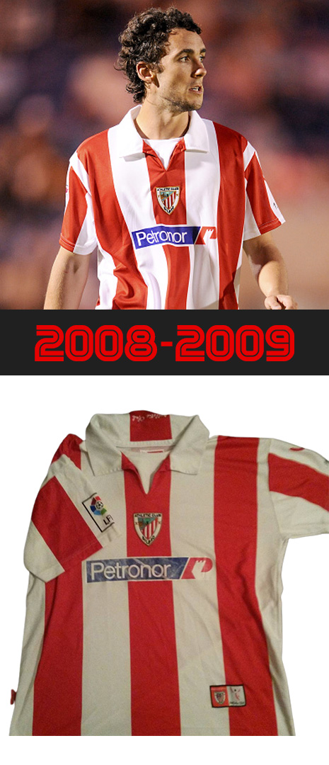 Maillot Domicile Athletic Bilbao 2008-2009