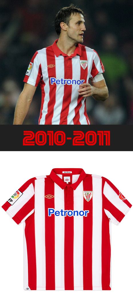 Maillot Domicile Athletic Bilbao 2010-2011