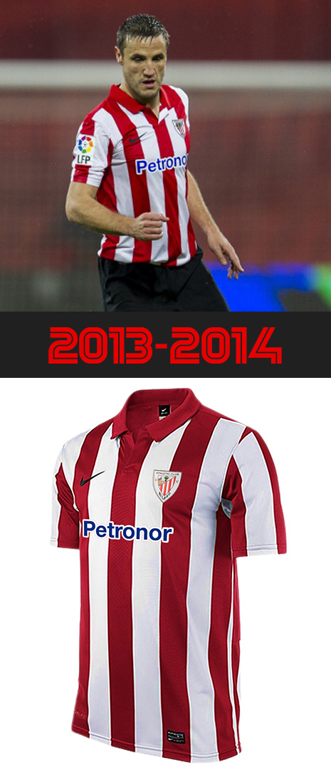 Maillot Domicile Athletic Bilbao 2013-2014