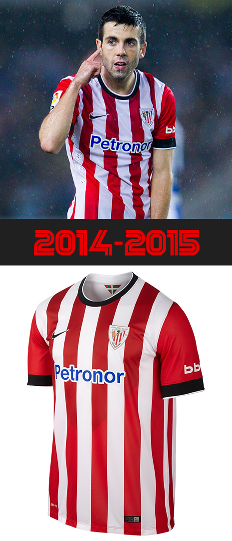 Maillot Domicile Athletic Bilbao 2014-2015