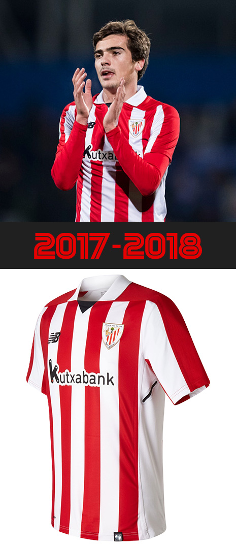 Maillot Domicile Athletic Bilbao 2017-2018