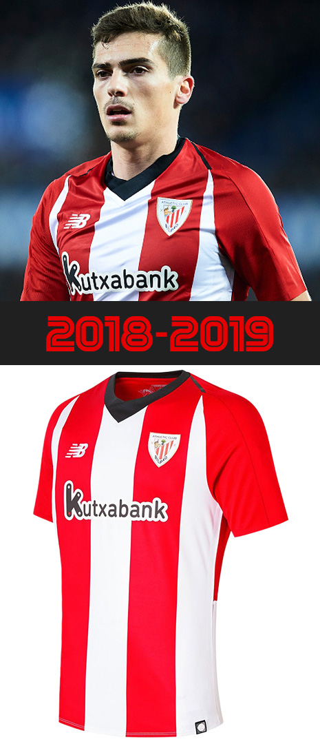 Maillot Domicile Athletic Bilbao 2018-2019