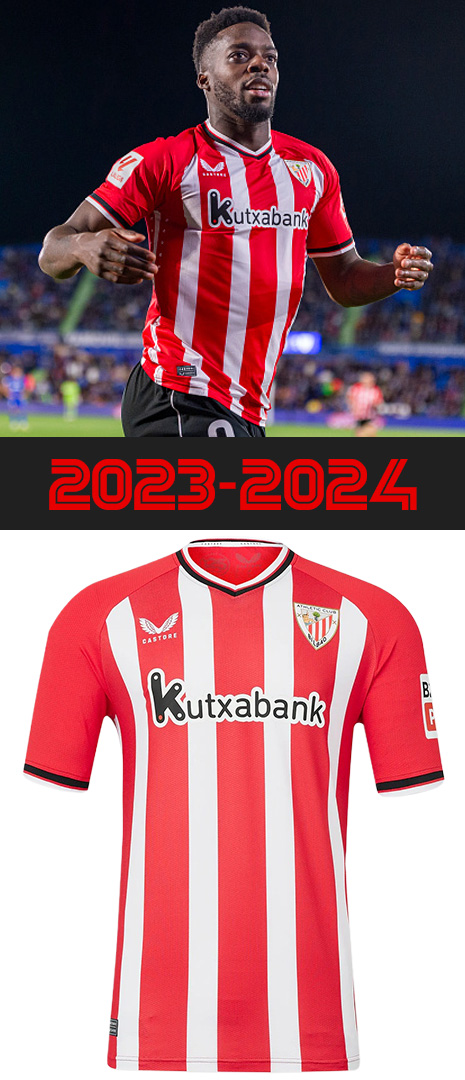 Maillot Domicile Athletic Bilbao 2023-2024