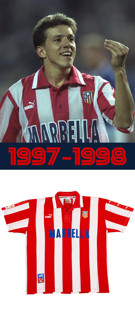 Maillot Domicile Atletico de Madrid 1997-1998