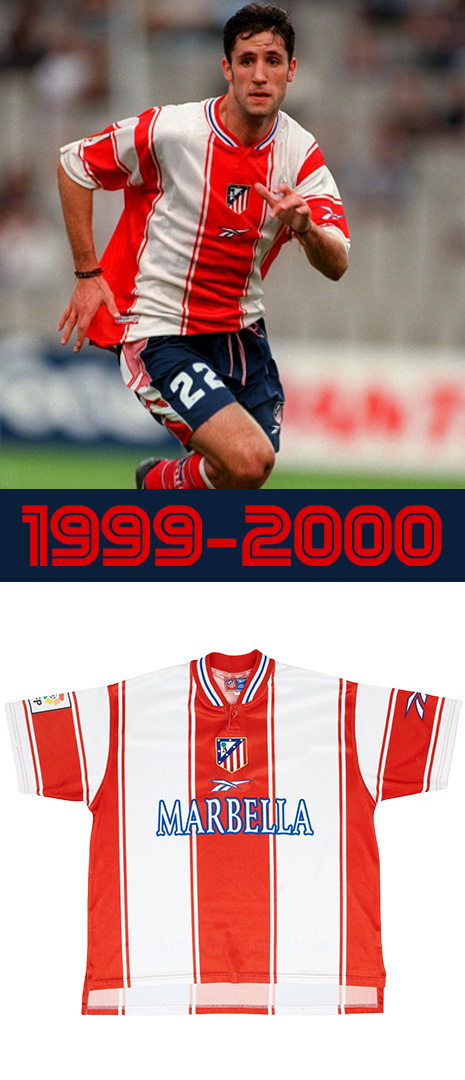 Maillot Domicile Atletico de Madrid 1999-2000