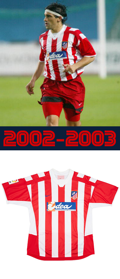 Maillot Domicile Atletico de Madrid 2002-2003