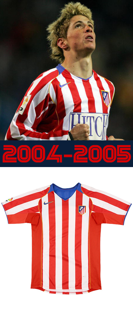 Maillot Domicile Atletico de Madrid 2004-2005