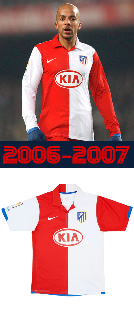 Maillot Domicile Atletico de Madrid 2006-2007