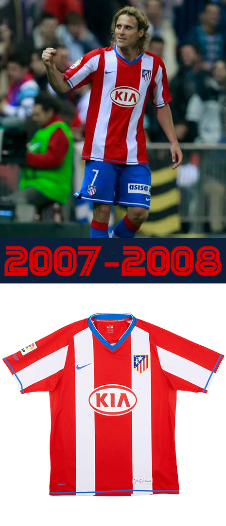 Maillot Domicile Atletico de Madrid 2007-2008