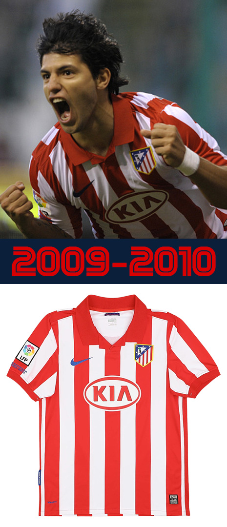 Maillot Domicile Atletico de Madrid 2009-2010