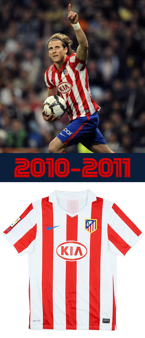 Maillot Domicile Atletico de Madrid 2010-2011
