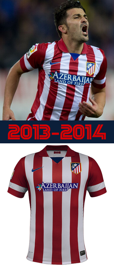 Maillot Domicile Atletico de Madrid 2013-2014