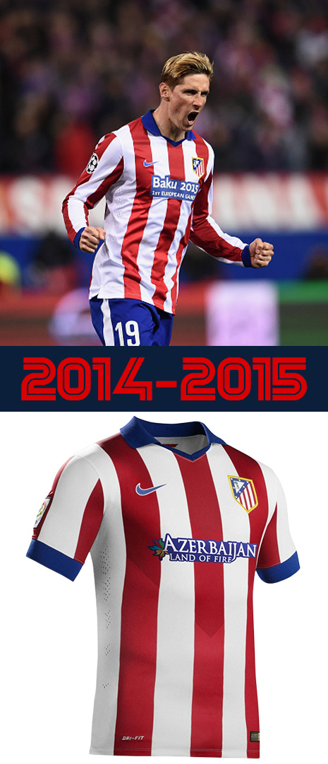 Maillot Domicile Atletico de Madrid 2014-2015