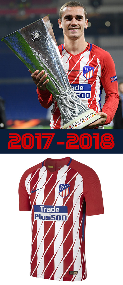Maillot Domicile Atletico de Madrid 2017-2018