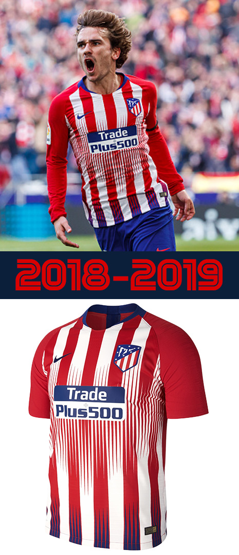 Maillot Domicile Atletico de Madrid 2018-2019