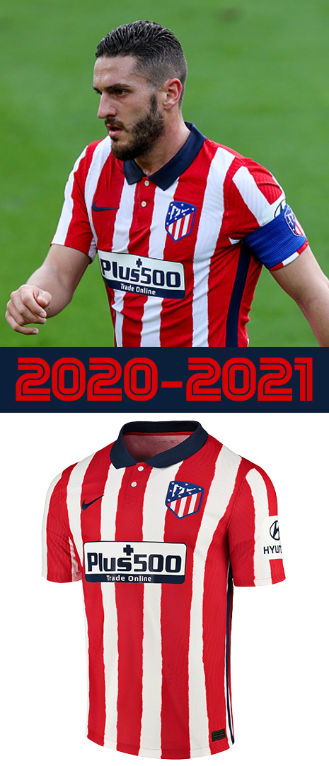 Maillot Domicile Atletico de Madrid 2020-2021