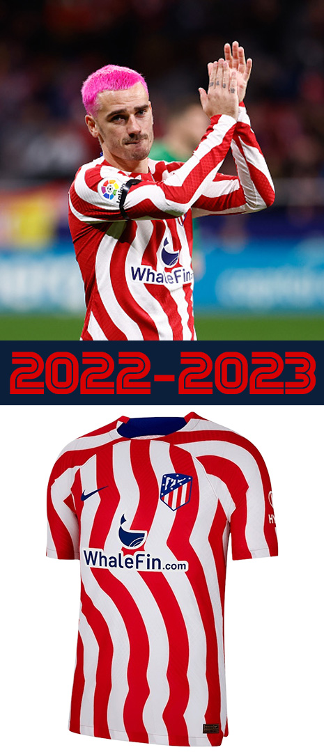 Maillot Domicile Atletico de Madrid 2022-2023