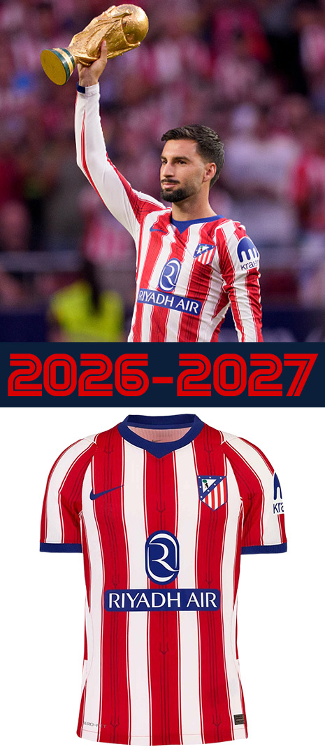 Maillot Domicile Atletico de Madrid 2026-2027