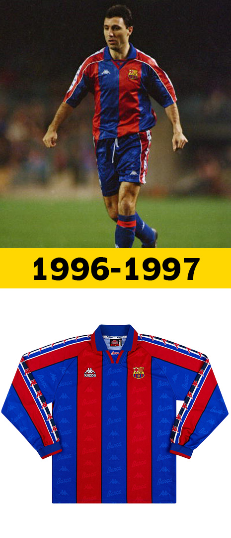 Maillot Domicile Barcelone 1996-1997