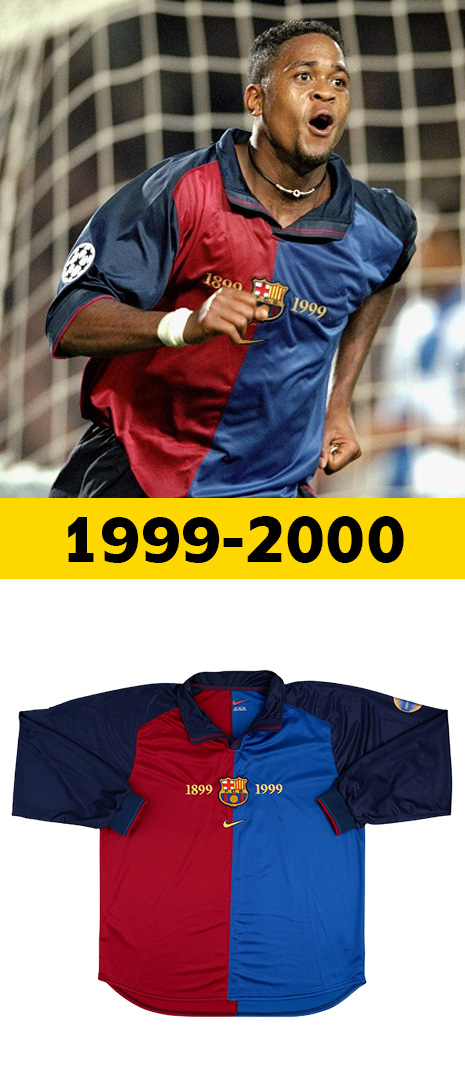 Maillot Domicile Barcelone 1999-2000