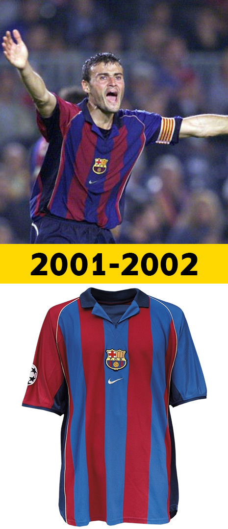 Maillot Domicile Barcelone 2001-2002