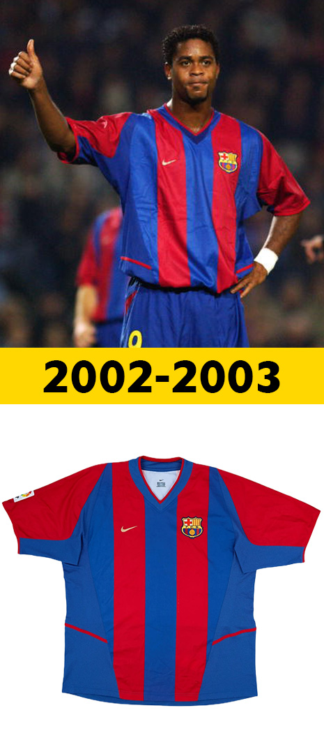 Maillot Domicile Barcelone 2002-2003