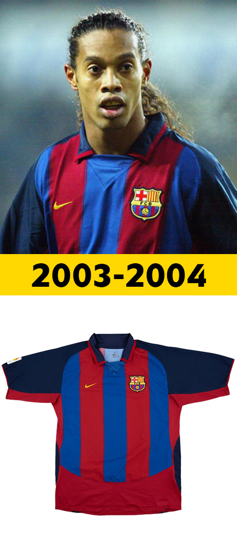 Maillot Domicile Barcelone 2003-2004