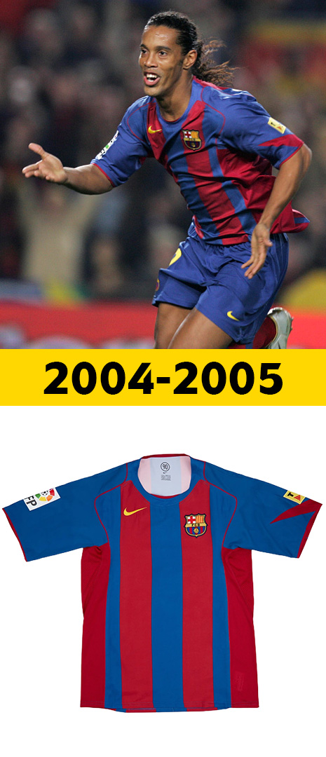 Maillot Domicile Barcelone 2004-2005
