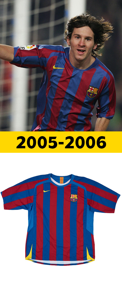 Maillot Domicile Barcelone 2005-2006