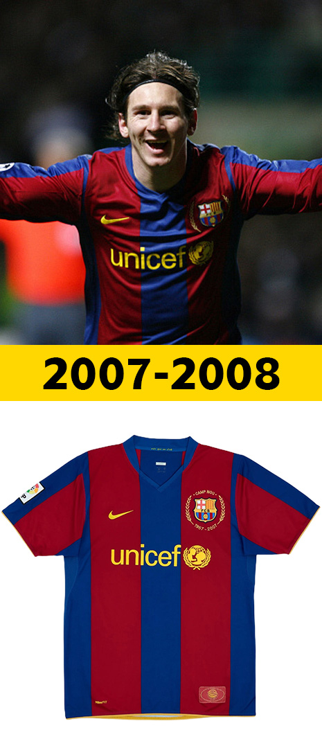Maillot Domicile Barcelone 2007-2008