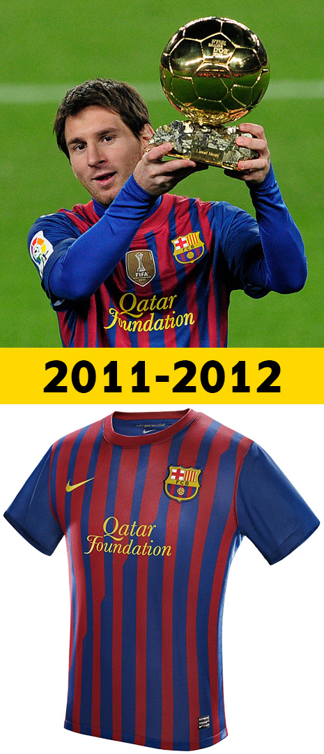 Maillot Domicile Barcelone 2011-2012