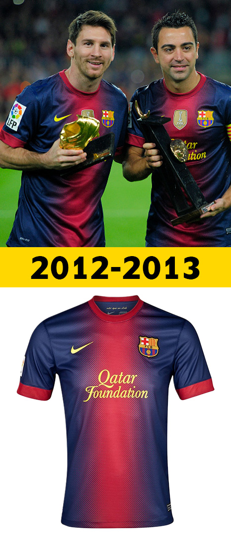 Maillot Domicile Barcelone 2012-2013