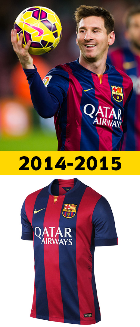 Maillot Domicile Barcelone 2014-2015