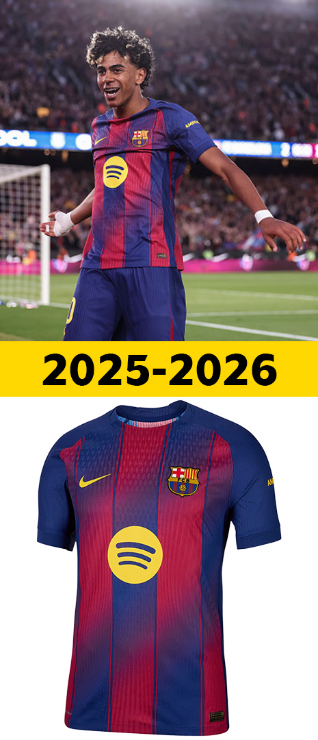 Maillot Barcelone 2025-2026 Domicile