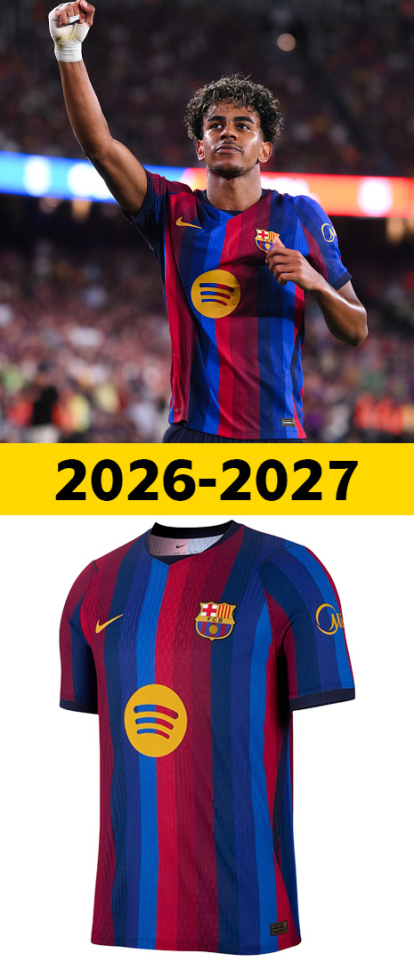 Maillot Barcelone 2026-2027 Domicile