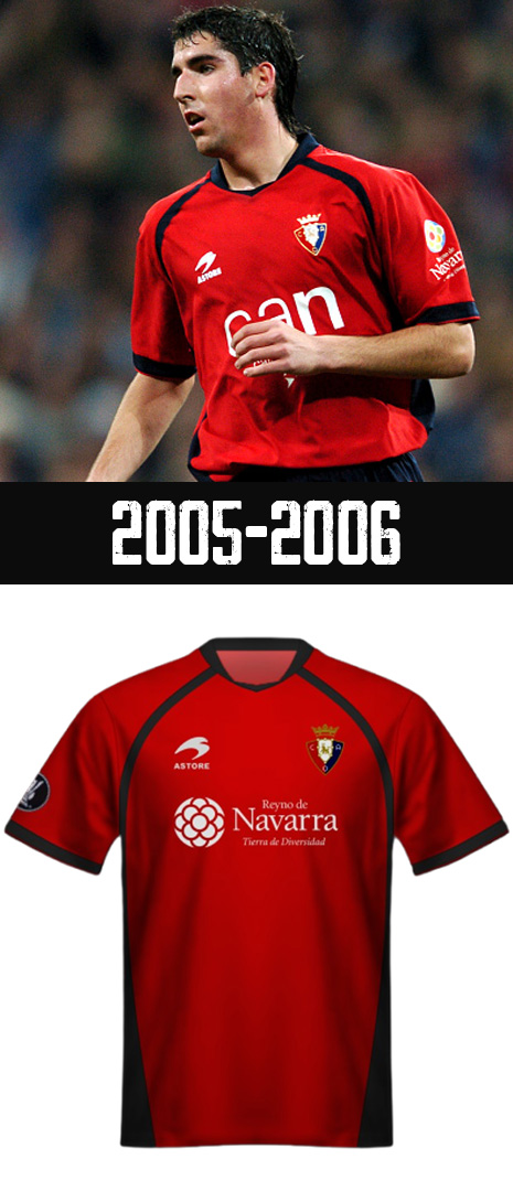 Maillot Domicile Osasuna 2005-2006