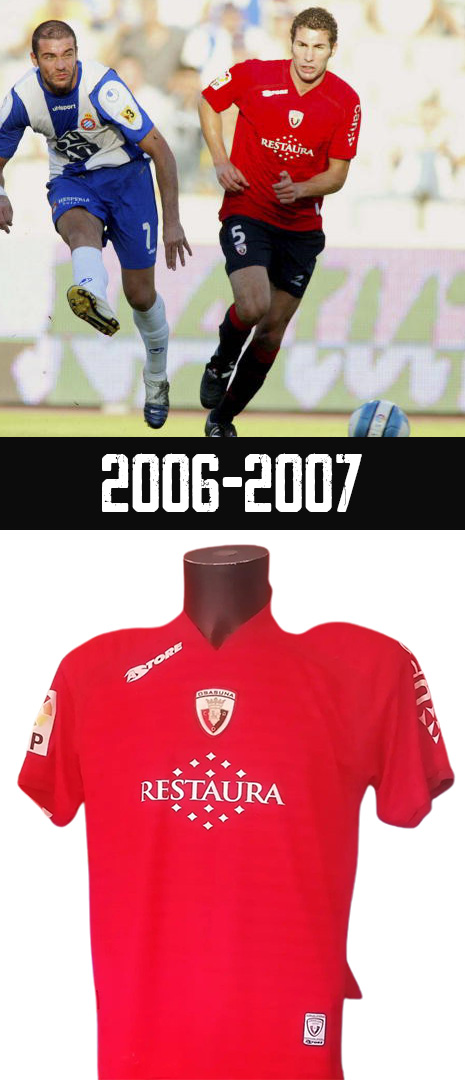 Maillot Domicile Osasuna 2006-2007