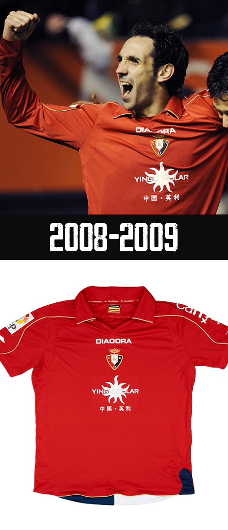 Maillot Domicile Osasuna 2008-2009