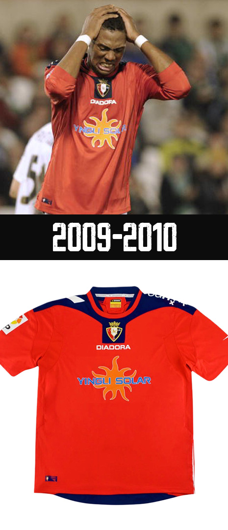 Maillot Domicile Osasuna 2009-2010