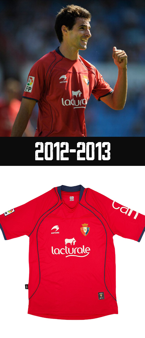 Maillot Domicile Osasuna 2012-2013