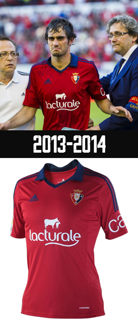 Maillot Domicile Osasuna 2013-2014