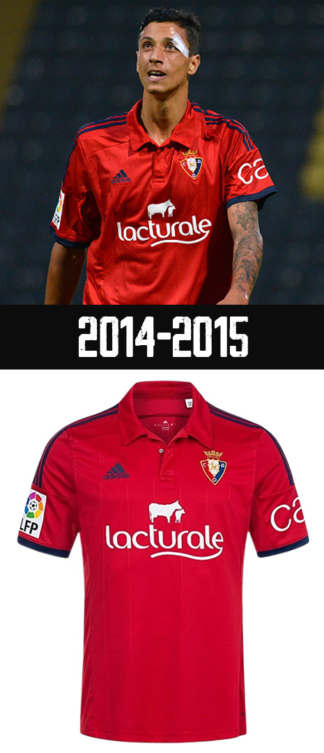Maillot Domicile Osasuna 2014-2015