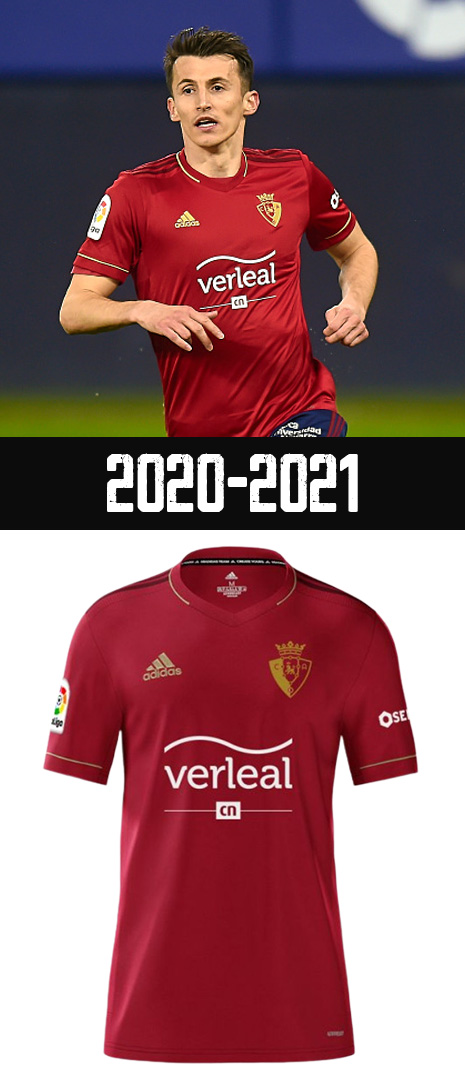 Maillot Domicile Osasuna 2020-2021