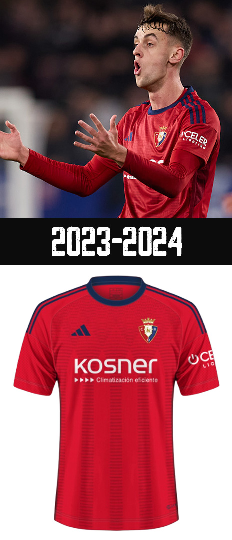 Maillot Domicile Osasuna 2023-2024