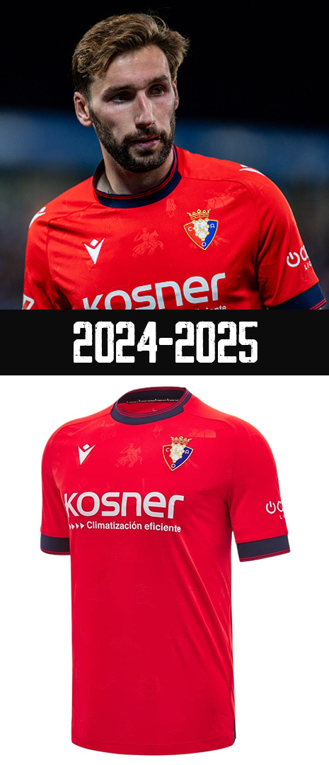 Maillot Domicile Osasuna 2024-2025